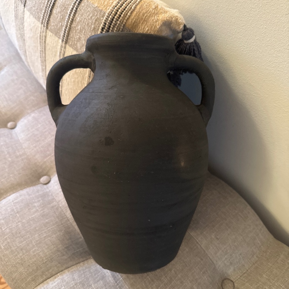Black Matte Medium size Vase